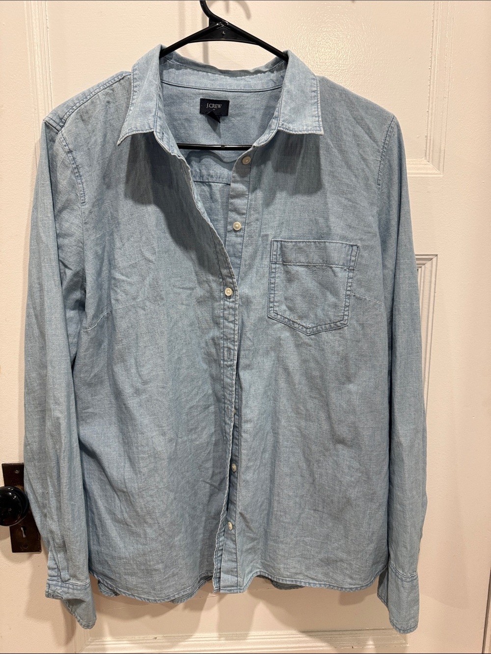 J. Crew Light Chambray Button-Down Shirt